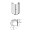 Sanplast Free Line KN4/FREE Kabina prysznicowa kwadratowa 80x80x195 cm z powłoką Glass Protect, profile chrom szkło przezroczyste 600-260-0200-42-401 - zdjęcie 3