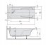 Sanplast Modesta Wanna z hydromasażem wodnym HW-E-P 170x75 cm lewa biała W973577-01-30 - zdjęcie 2