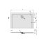 Sanplast Space Mineral B-M/SPACE Brodzik prostokątny 170x70x1,5 cm biały 645-290-0200-01-000 - zdjęcie 3