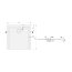 Sanplast Space Mineral Brodzik kwadratowy 90x90 cm biały 645-410-0030-01-000 - zdjęcie 3