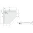 Sanplast Space Mineral BPK-M/SPACE Brodzik pięciokątny 100x100x1,5 cm biały 645-290-0840-01-000 - zdjęcie 3