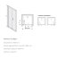 Sanplast TX Drzwi prysznicowe składane 90x190 cm profile srebrny połysk szkło transparentne z powłoką Glass Protect 600-271-1220-38-401 - zdjęcie 3