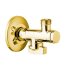 Sapho Antea Zawór kątowy 1/2"x 3/8" złoty 2020ZL - zdjęcie 1