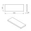 Sapho Avice Blat pod umywalkę 100x36 cm cement AV1067 - zdjęcie 2