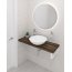 Sapho Avice Blat pod umywalkę 170x36 cm ciemny dąb AV17611 - zdjęcie 1