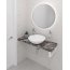 Sapho Avice Blat pod umywalkę 70x36 cm kamień szary AV07610 - zdjęcie 1