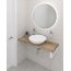Sapho Avice Blat pod umywalkę 80x36 cm dąb Rover AV0864 - zdjęcie 1