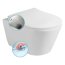 Sapho Avva Cleanwash Toaleta WC myjąca bez kołnierza biała 100312 - zdjęcie 2