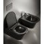 Sapho Avva Toaleta WC bez kołnierza czarny mat 100314-110 - zdjęcie 6