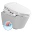 Sapho Avva Zestaw Toaleta WC bez kołnierza + deska myjąca biała NB-1160D-3 - zdjęcie 2