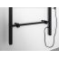 Sapho Barbo Grzejnik elektryczny suszarka 162x60 cm czarny mat BB906 - zdjęcie 6