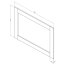 Sapho Brand Lustro 100x80 cm świerk bejcowany BA056S - zdjęcie 3