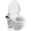 Sapho Brilla Zestaw Toaleta WC bez kołnierza + deska myjąca biała NB-R770D-1 - zdjęcie 2