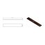 Sapho Cross Półka 70 cm mahoń CR019 - zdjęcie 3