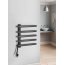 Sapho Elcor Grzejnik elektryczny suszarka 52x48 cm czarny mat EB530 - zdjęcie 2