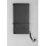 Sapho Elmis Grzejnik elektryczny suszarka 80x40 cm czarny mat EB430 - zdjęcie 4