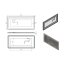 Sapho Filena 120 Zestaw szafka podumywalkowa 118x43x51,5 cm + umywalka meblowa podwójna 120x45,5 cm + lustro z oświetleniem LED 120x55 cm biały/biały mat/chrom KSET-061 - zdjęcie 4