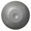 Sapho Formigo Umywalka nablatowa 39 cm betonowa z korkiem srebrna FG132 - zdjęcie 5