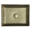 Sapho Formigo Umywalka nablatowa 47,5x36,5 cm betonowa z korkiem złota FG111 - zdjęcie 5