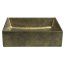 Sapho Formigo Umywalka nablatowa 47,5x36,5 cm betonowa z korkiem złota FG111 - zdjęcie 2