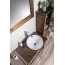 Sapho Idea Umywalka nablatowa 42 cm biała WH103 - zdjęcie 6