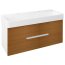 Sapho Mediena Szafka podumywalkowa 117x48,5x51 cm biały mat/dąb natural MD122 - zdjęcie 1