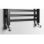Sapho Metro Grzejnik łazienkowy 89x45 cm czarny mat IR400TB - zdjęcie 6