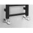 Sapho Metro Light Grzejnik łazienkowy 114x30 cm czarny mat IR444TB - zdjęcie 5