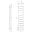 Sapho Metro Light Grzejnik łazienkowy 150x30 cm czarny mat IR446TB - zdjęcie 3