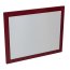 Sapho Mitra Lustro 72x52 cm bordo MT193 - zdjęcie 1