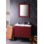 Sapho Mitra Lustro 72x52 cm bordo MT193 - zdjęcie 2
