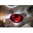 Sapho Murano Rosso Impero Umywalka nablatowa 40 cm szklana czerwona AL5318-63 - zdjęcie 5