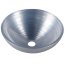 Sapho Murano Silver Umywalka nablatowa 40 cm szklana srebrna AL5318-68 - zdjęcie 1
