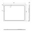 Sapho Nirona 85 Zestaw szafka podumywalkowa 82x43x51,5 cm + umywalka meblowa 83x44 cm + lustro z oświetleniem LED 80x60 cm dąb Mocca/biały KSET-062 - zdjęcie 4