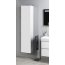 Sapho Odetta 120 Zestaw Szafka podumywalkowa 118x43,5x50 cm + umywalka meblowa podwójna 120x45,5 cm + lustro z oświetleniem LED i półką 120x60,8 cm + słupek boczny 35x32x172 cm biały/biały połysk KSET-058 - zdjęcie 2