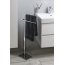 Sapho Odetta 120 Zestaw Szafka podumywalkowa 118x43,5x50 cm + umywalka meblowa podwójna 120x45,5 cm + lustro z oświetleniem LED i półką 120x60,8 cm + słupek boczny 35x32x172 cm biały/biały połysk KSET-058 - zdjęcie 8
