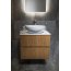 Sapho Odetta Rockstone Blat do szafki łazienkowej 68x44 cm biały mat DTR68-0101 - zdjęcie 4