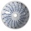 Sapho Priori Umywalka nablatowa 41 cm biała z niebieskim wzorem PI028 - zdjęcie 4