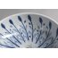 Sapho Priori Umywalka nablatowa 41 cm biała z niebieskim wzorem PI028 - zdjęcie 5