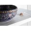 Sapho Priori Umywalka nablatowa 41 cm fioletowa ze wzorem PI022 - zdjęcie 5