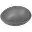 Sapho Punc Umywalka nablatowa 53,4x39 cm betonowa z korkiem czarny granit BH7001 - zdjęcie 1
