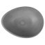 Sapho Punc Umywalka nablatowa 53,4x39 cm betonowa z korkiem czarny granit BH7001 - zdjęcie 4