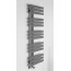 Sapho Silvana Grzejnik 123,6x50 cm srebro metaliczne IR153 - zdjęcie 6