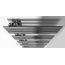 Sapho Silvana Grzejnik 150x60 cm srebro metaliczne IR155 - zdjęcie 8