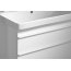 Sapho Sitia Zestaw Szafka podumywalkowa 75,6x44,1x50 cm + umywalka meblowa 80,5x46 cm + bateria umywalkowa + lustro z oświetleniem LED 80x60 cm + słupek boczny 35x31,9x172 cm biały mat/chrom KSET-033 - zdjęcie 9