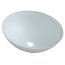 Sapho Telica Umywalka nablatowa 42 cm szklana biały mat TY181W - zdjęcie 1
