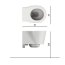 Scarabeo Bucket Muszla klozetowa miska WC podwieszana 40x29x28,5 cm, biała 8815 - zdjęcie 3