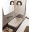 Scarabeo Mizu Pokrywa do umywalki 70 cm, biała 9010 - zdjęcie 1