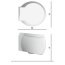 Scarabeo Planet Toaleta WC podwieszana 50x45 cm, biała 8105 - zdjęcie 3
