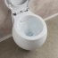 Scarabeo Planet Toaleta WC podwieszana 50x45 cm Clean Flush bez kołnierza, biała 8105/CL - zdjęcie 4
